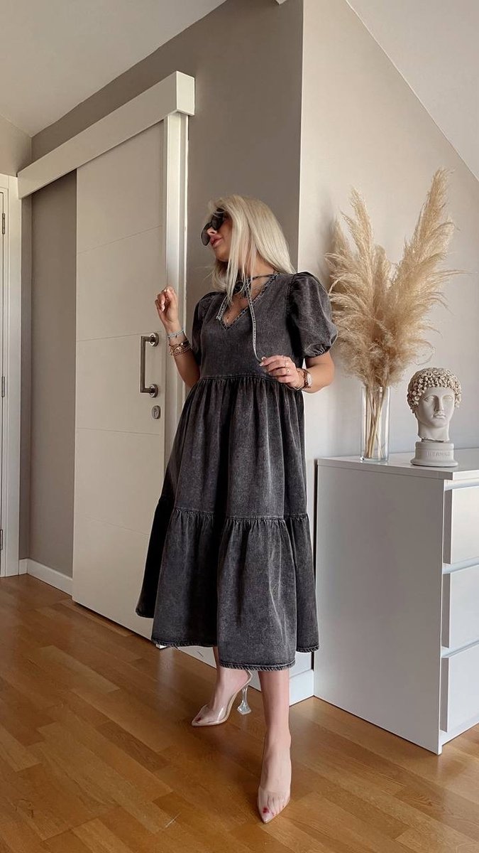 Denim Jurk/Regular/SIRMAZA