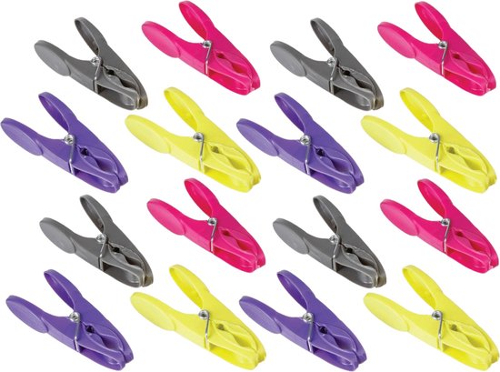 100x Gekleurde Wasknijpers 7 Cm Kunststof - Wasgoedknijpers - Was Doen Artikelen Was Ophangen Uithangen Knijpers 100x Gekleurde Wasknijpers 7 Cm Kunststof - Wasgoedknijpers - Was Doen Artikelen Was Ophangen Uithangen Knijpers