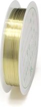 Metaaldraad | ijzerdraad | Voor Het Maken Van Bijvoorbeeld Sieraden | Goud Kleurig | 0.5MM