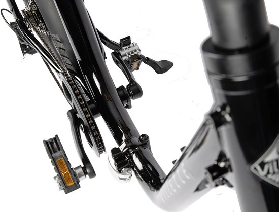 Villette Partout vouw-fatbike 10.4Ah 7sp 20 inch Glossy Black van Villette — afbeelding 2