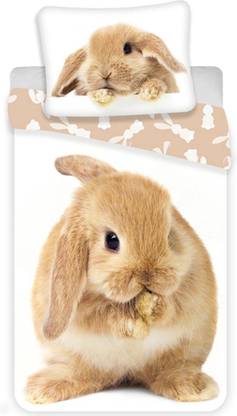 Housse de couette - Animal Pictures Lapin - Simple - 140x200 cm - Multi