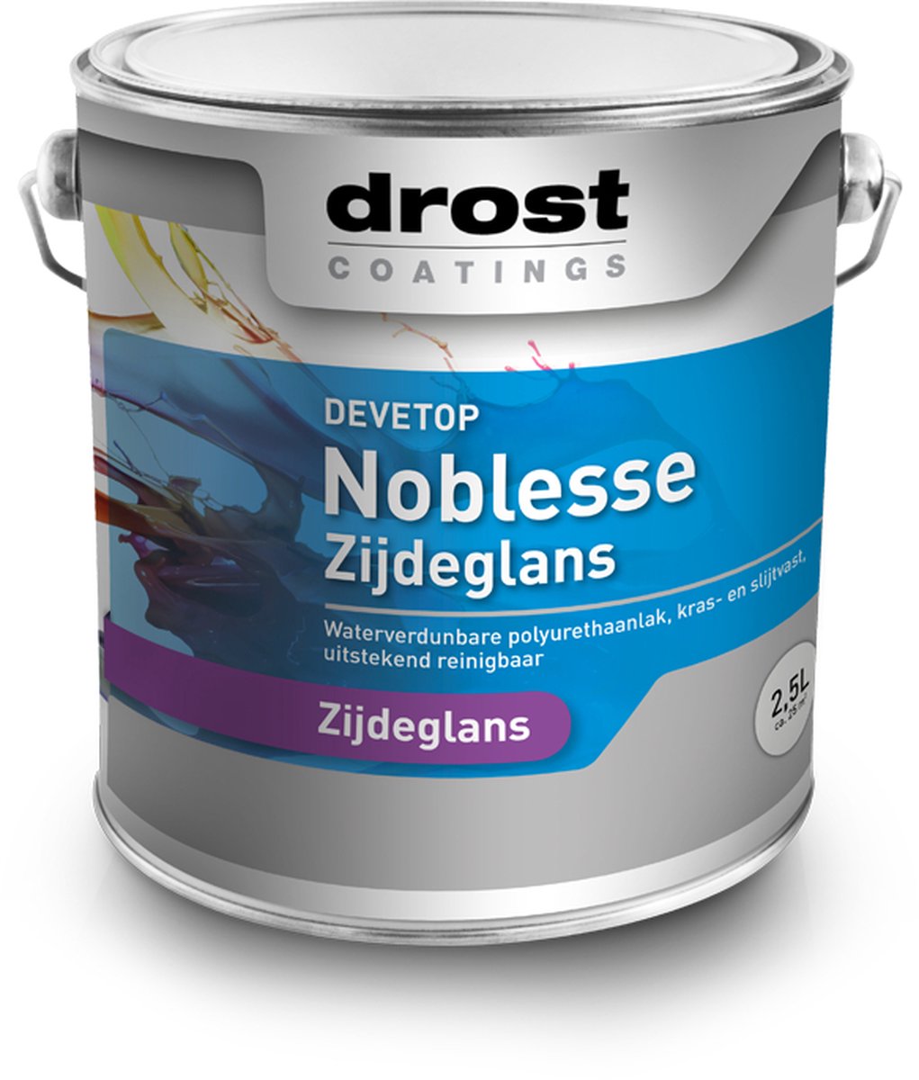 Drost Devetop PU/AC Noblesse Zijdeglans 1 liter - Wit