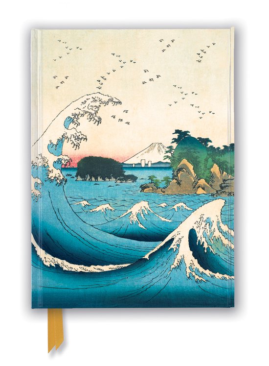 Flame Tree Notebooks- Hiroshige II: The Seven-Mile Beach in Sagami Province (Foiled Journal)