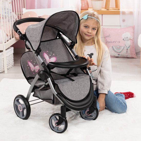 Bayer bayer Design Tweeling poppenwagen Xeo Twin - Overzicht
