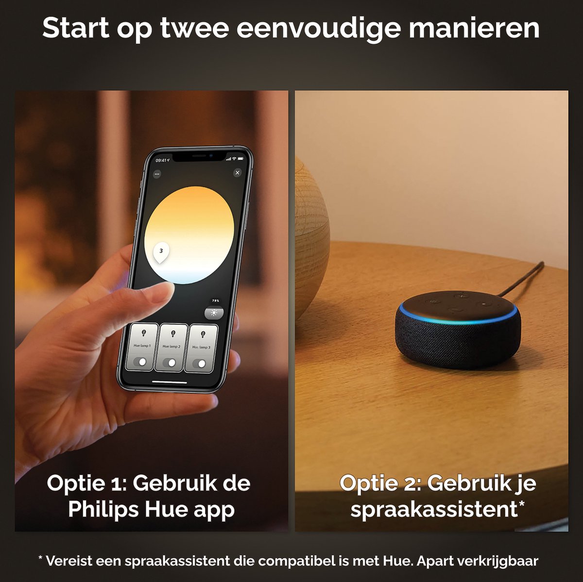 Philips Hue Enrave plafondlamp - warm tot koelwit licht - wit - 38cm - 1 dimmer switch — afbeelding 7