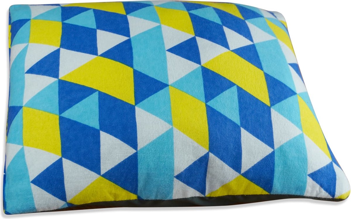 Skandika Dundee Sleepyhead hoofdkussen - Outdoor campingkussen, zachte flanellen kussenhoes, met vulling, 45x40 cm groot, reiskussen | Reizen, trekking, wandelen, slaapzak, blauw