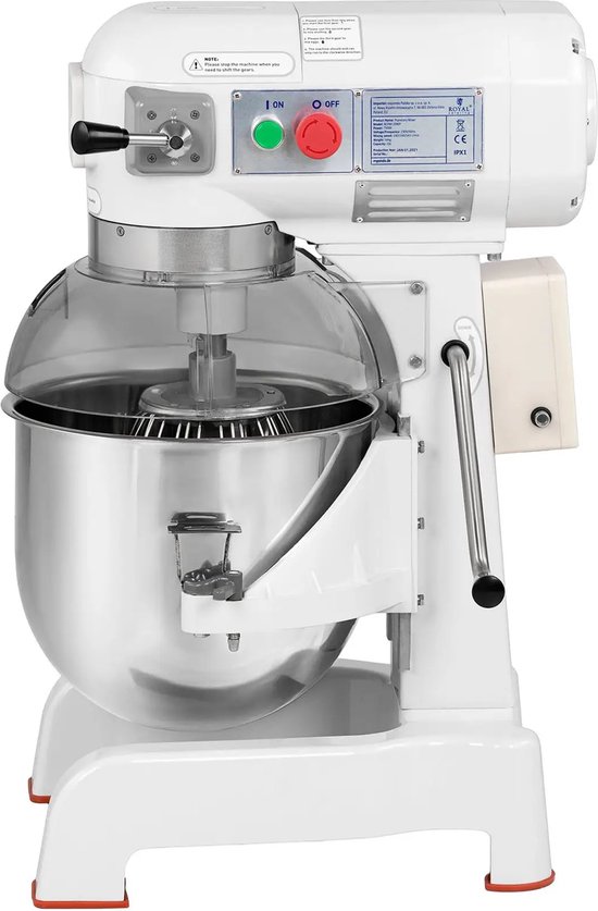 Deegkneedmachine - 20 L - 700 W - Verlaagbare kom - Royal Catering van Royal Catering — afbeelding 5