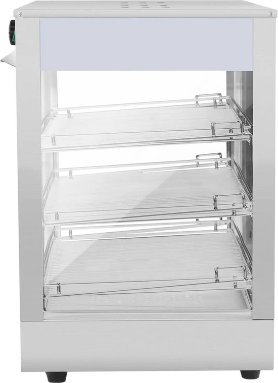 Warmhoudvitrine- 1.200 W - LED display - Royal Catering — afbeelding 4