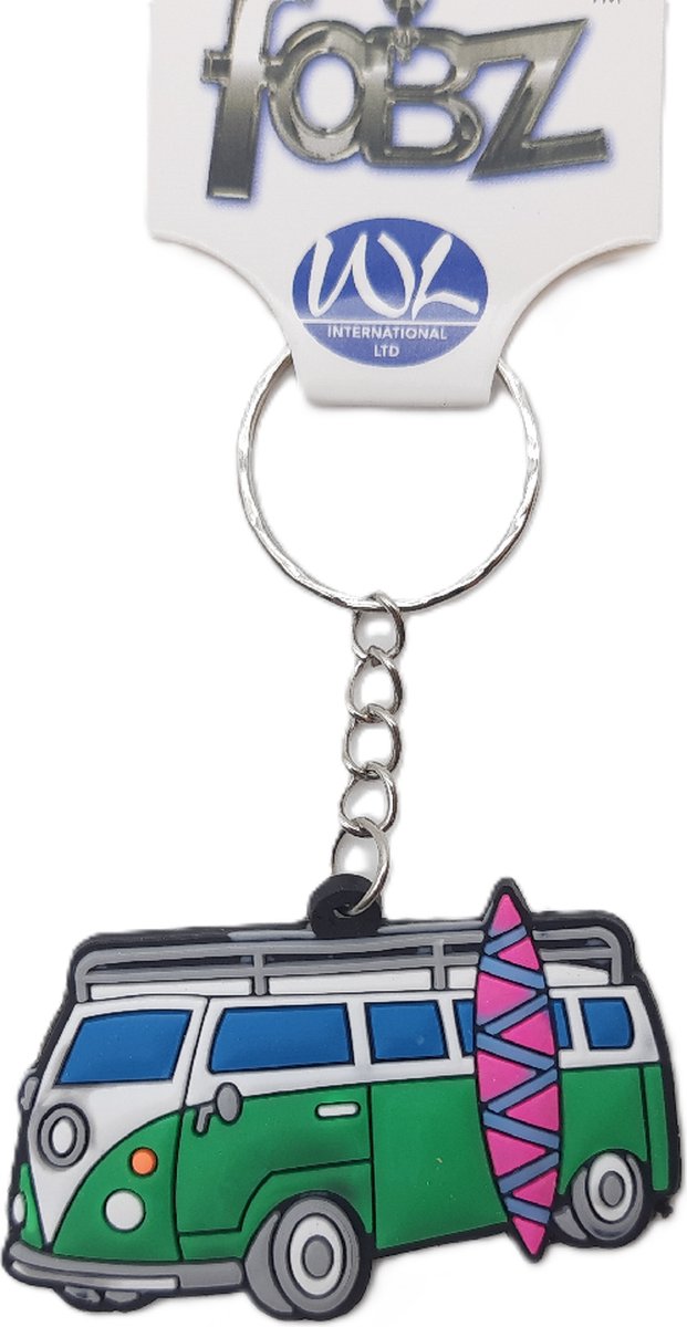Sleutelhanger Surf Camper Groen | Beach Bus | Zomer | Seaside