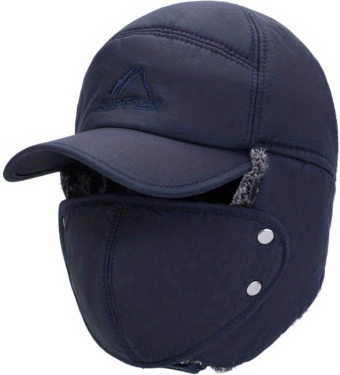 Bovista Wintermuts Heren Dames Volwassenen Muts Ski Mask Bivakmuts Balaclava Ski Masker Face Mask Full Face Mask Winter Masker Blauw