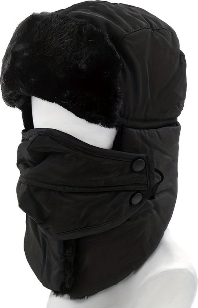 Bovista Wintermuts Heren Dames Volwassenen Muts Ski Mask Bivakmuts Balaclava Ski Masker Wintersport Full Face Mask Winter Masker Voor Winter Zwart