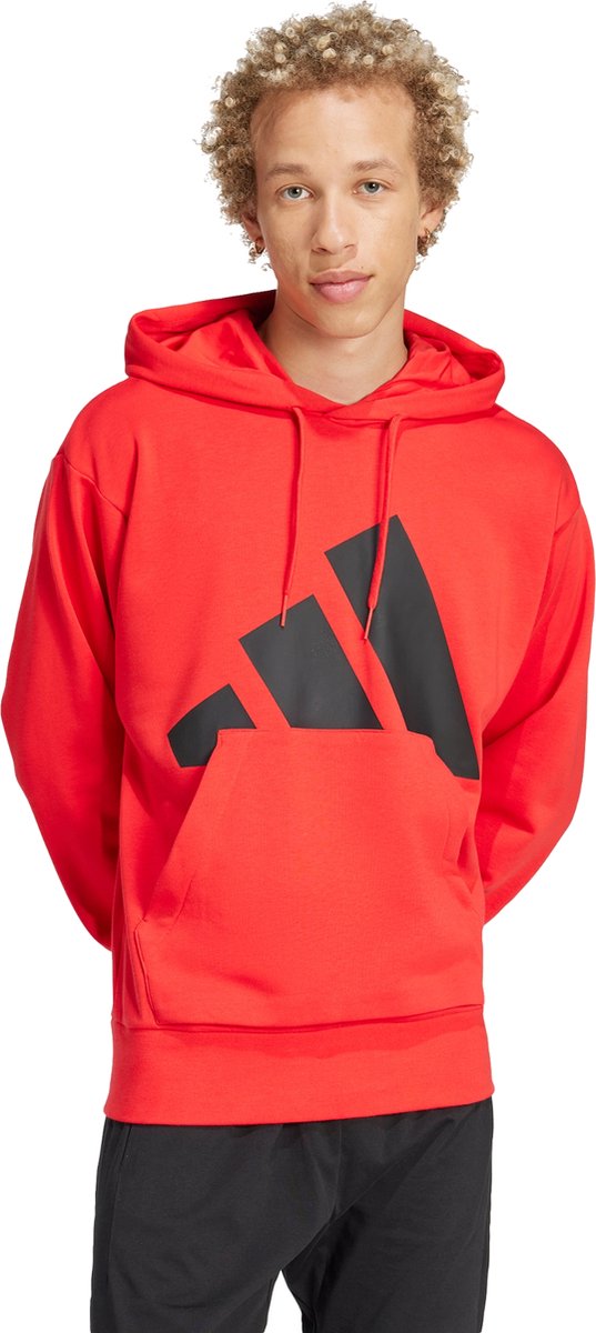 adidas Sportswear Essentials Big Logo French Terry Hoodie Heren Rood