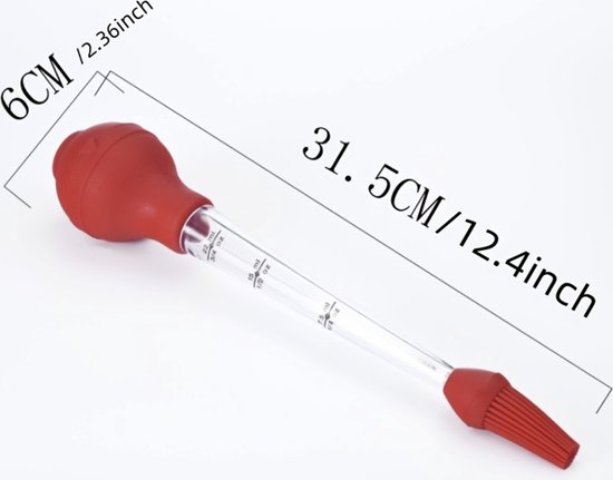 Seringue d'injection de viande Bovista - Injecteur de marinade - Seringue à marinade - Seringue à viande - Injecteur de viande - Seringue pour barbecue - Injecteur de viande - Vert