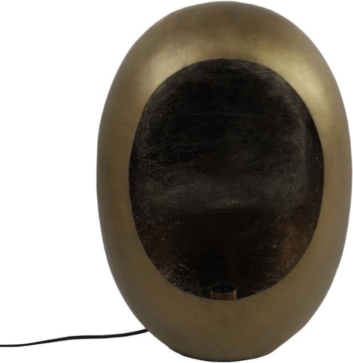 Tafellamp - Eggy - 25w- 39 X 56 Cm - E27 Staal - Brons - Luxury