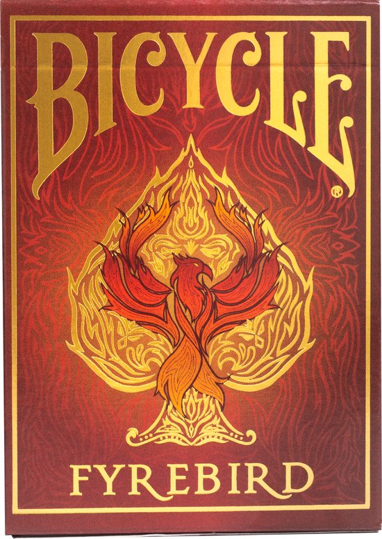 Foto: Bicycle fyrebird deck premium speelkaarten poker creatives collectible