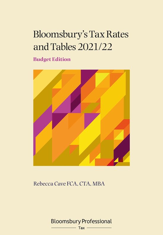 Tax Rates and Tables 2021/22: Budget Edition - cover