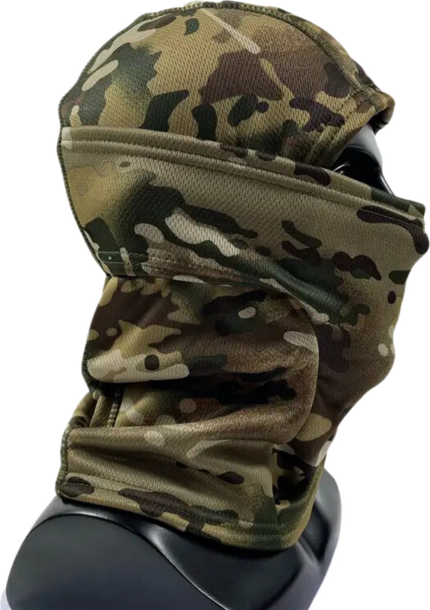 Bovista Ski Masker Bivakmuts Winter Masker Balaclava Ski Mask Full Face Mask Camouflage Lichtgroen