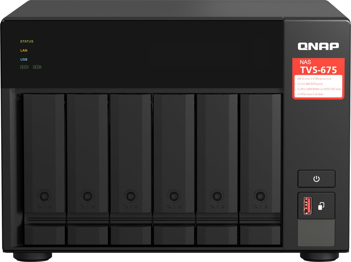 QNAP TVS-675 - NAS-server