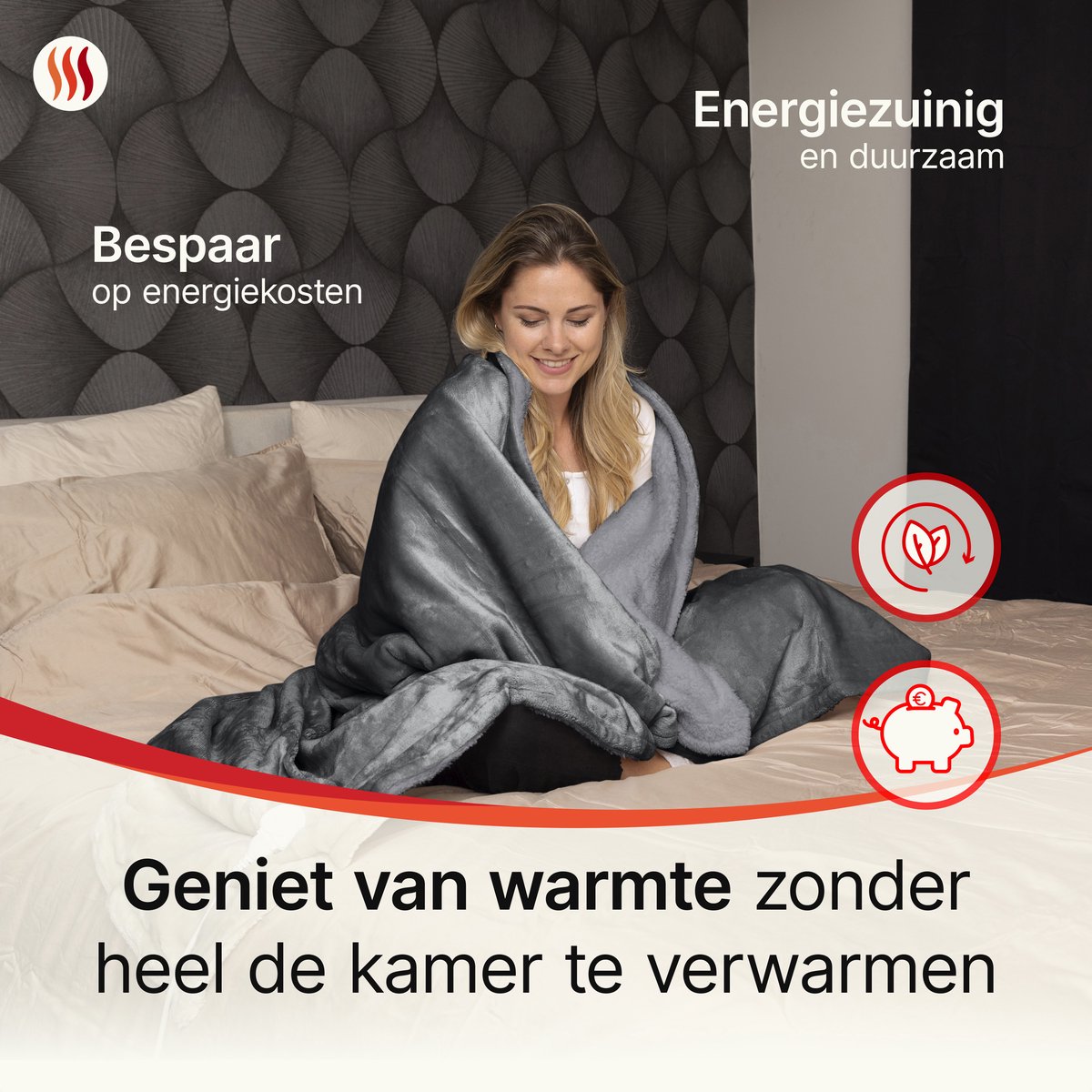 Seranova Elektrische Deken - Extra Warmtedraden thumbnail 5