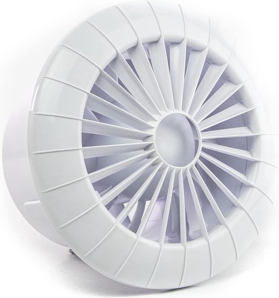 Badkamer ventilator 125 mm Wit met timer en vochtsensor - EE125HT 19300108