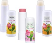 INCIA - Natuurlijke Lippenbalsem Set voor Kinderen - Sinaasappel / Citroen / Aardbei