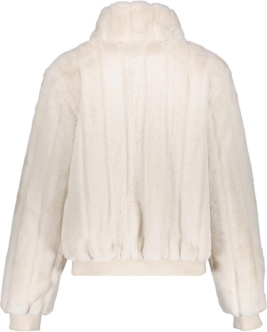 Damesjas Teddy Pluche Jas Oversized Fleece Jas Winterjas Korte Jas Parka Uitloper Met Zak Klassieke Effen Kleur Winterjas Elegante Vrouwen Uitloper (Color : Light grey, Size : M