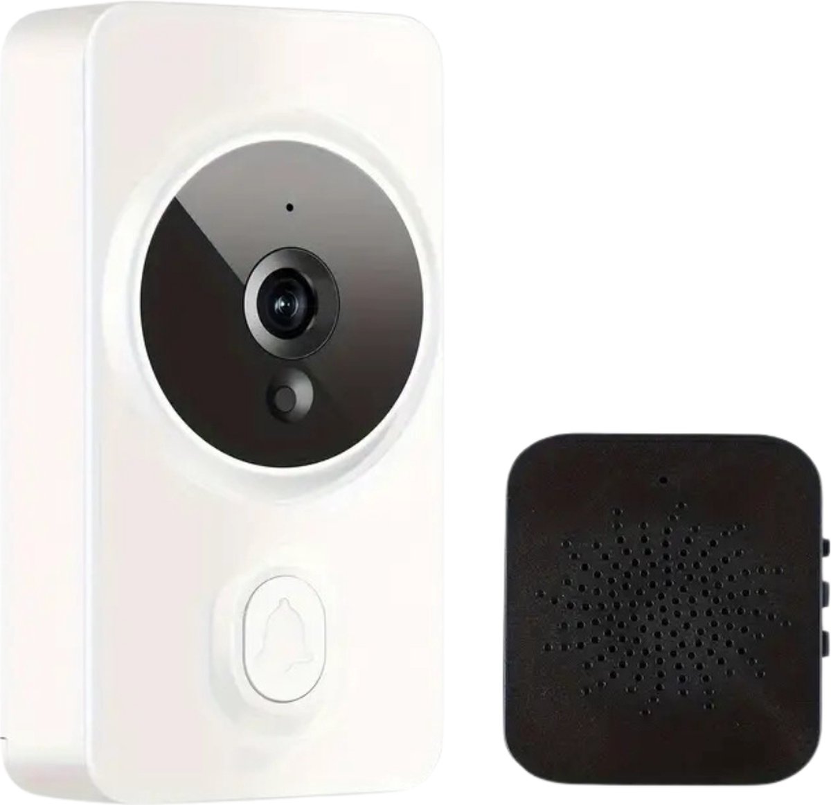 Bovista Videodeurbel met Camera en Wifi Draadloos Wit - Bovista - €79,95