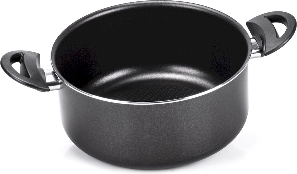 Moneta - Gea Braadpan Ø 28 cm - Gerecycled Aluminium - Zwart -