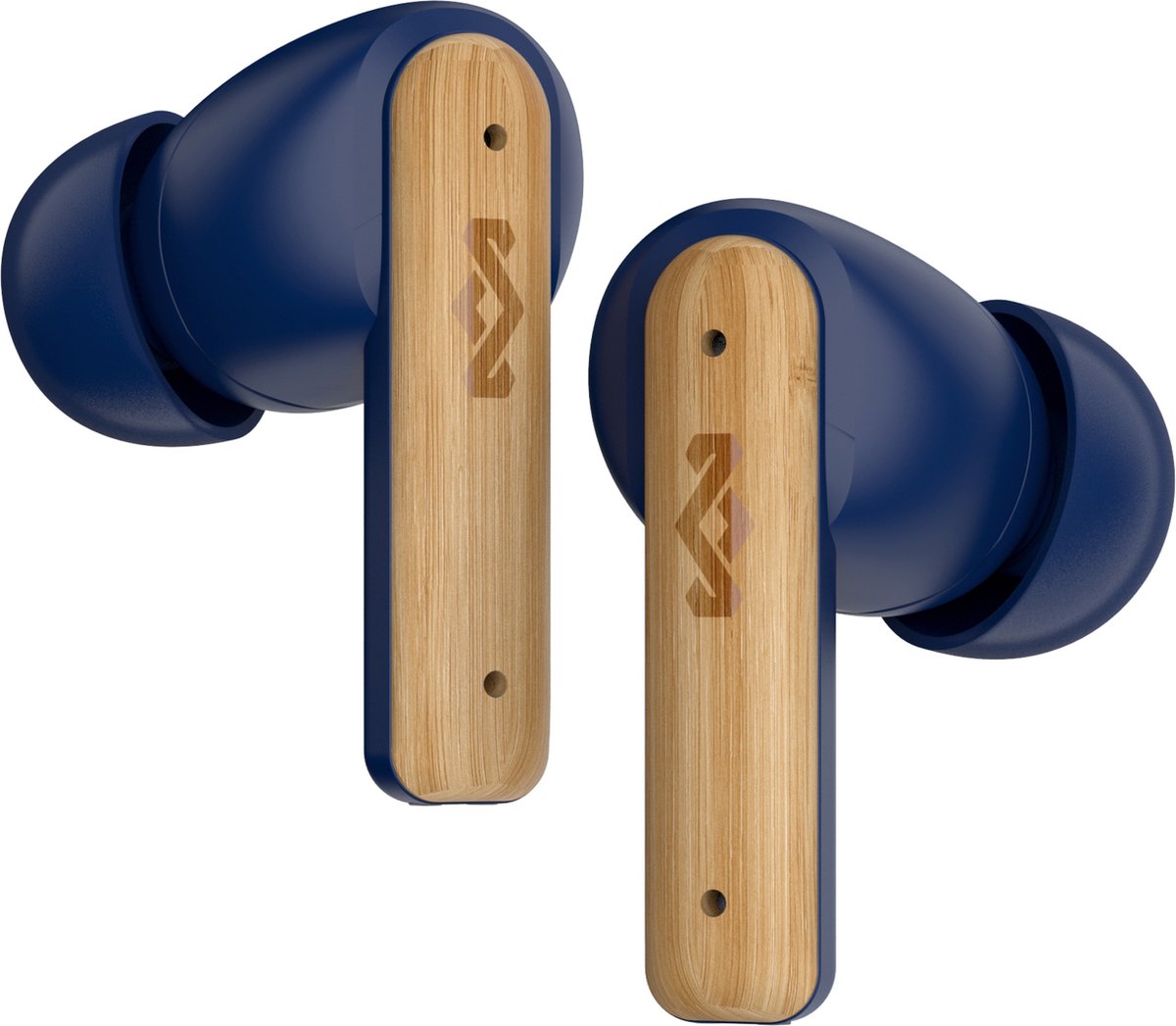 House of Marley Little Bird Oortjes Draadloos - 24 uur Batterijduur - Draadloze Oordopjes - Bluetooth - Eco Friendly Design - Quickcharge - Touchbediening - Blauw – foto 7