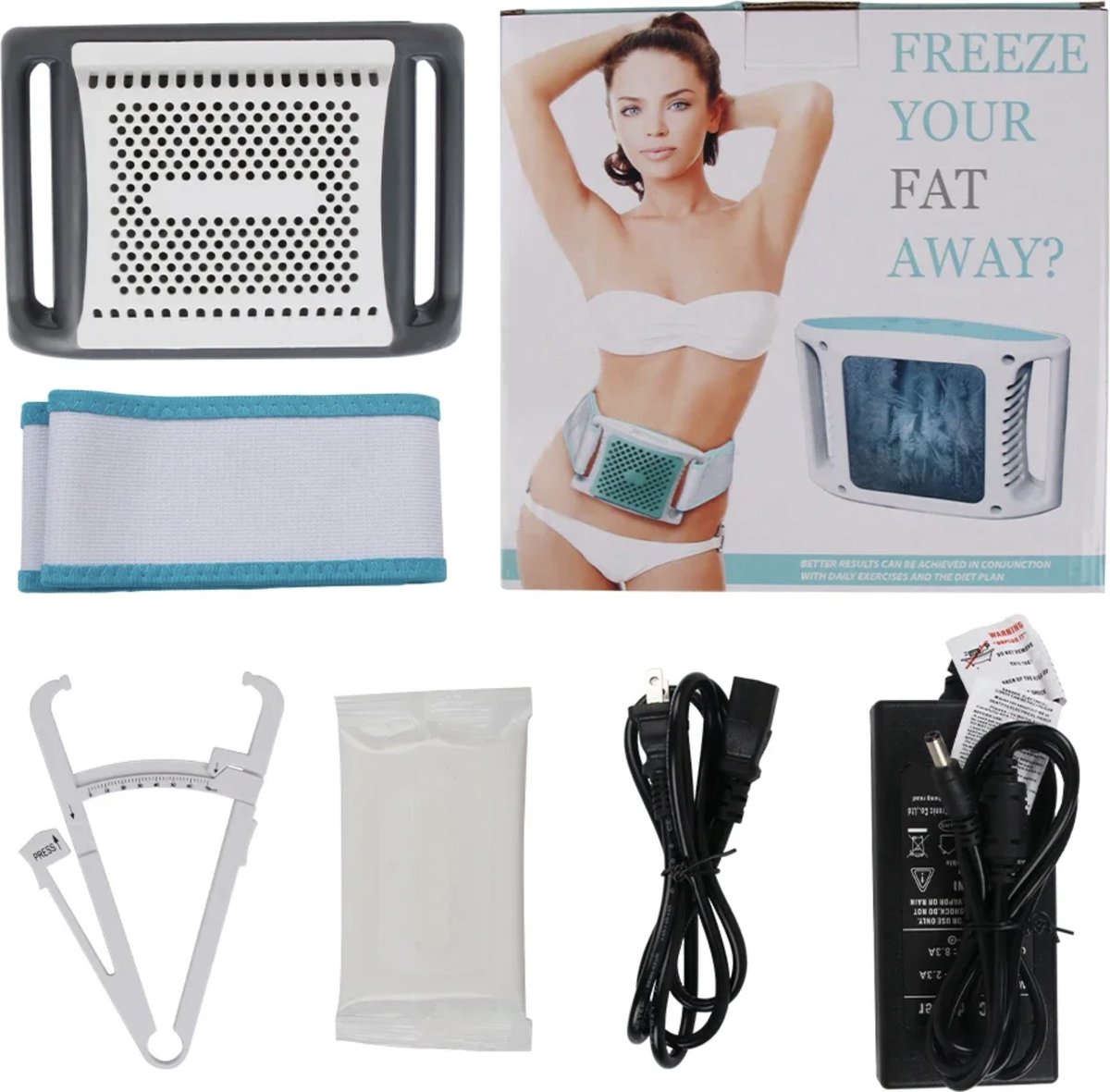 Goedkoopste Bevriezing Machine met Plantaardige Gember Olie - Cryotherapie - Vet Bevriezen - Body Afslanken Gewichtsverlies - Lipo Anti Cellulite Ontbinden Vet - Koude Therapie - Cellulite Behandeling
