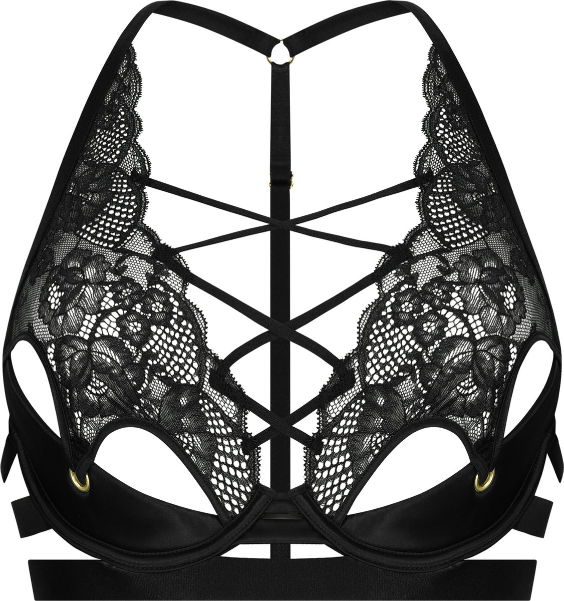 Hunkemöller Dames Lingerie Voorgevormde beugel bh Catherine - Zwart