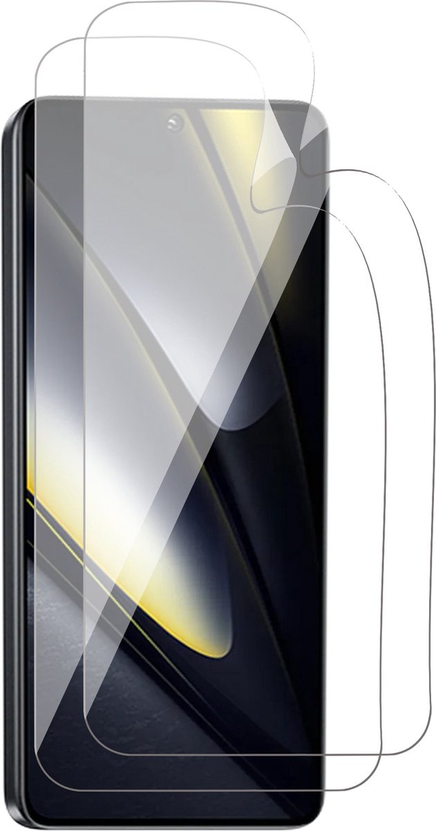 Screenprotector geschikt voor Poco F6 Pro - 2x FlexGuard Screen Protector