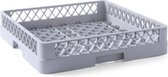 HENDI Universele vaatwaskorf – grofmazige bodem – 500x500x100 mm – maximale waterdoorstroming