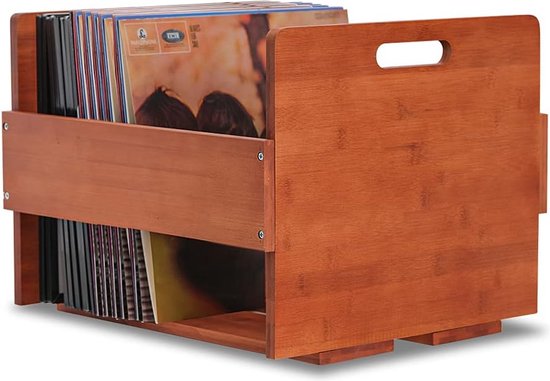 Lp-Vinyl-Aufbewahrungsschrank - Bücherregal - Aufbewahrung Von Zeitschriften Buechern