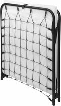 Troonz® Vouwbed Siena Deluxe 80x190 cm – Compact Logeerbed – Spiraalbodem - Eenpersoonsbed - Inclusief koudschuimmatras