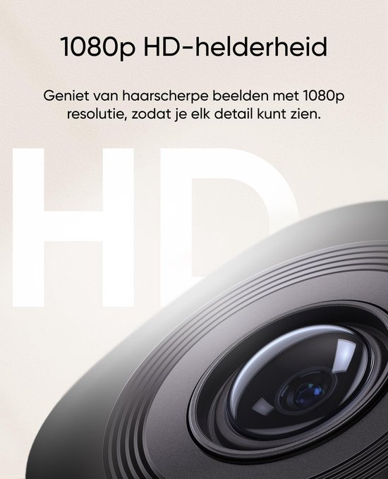 eufy Security C210 Binnencamera - Indoorcam - Huisdiercamera met app - Petcam - 1080p HD-resolutie - 360° pan en tilt - AI-gebaseerde bewegings - en persoonsdetectie - Compatibel met Alexa en Google Assistant — afbeelding 5