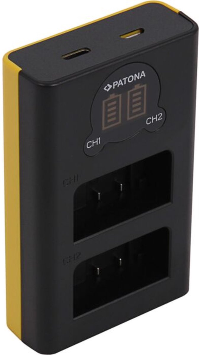 Patona Dual LCD USB lader voor Nikon EN-EL25