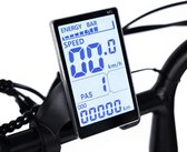 FUBESK Elektrische fiets LCD-scherm, Ebike SW900 LCD-scherm bedieningspaneel, 24-60V waterdichte universele elektrische fiets modificatie accessoires-5pin