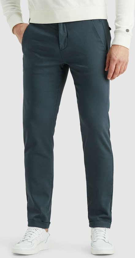 Cast Iron Riser Chino Stretch Broeken Heren - Blauw - Maat 30/34 | bol