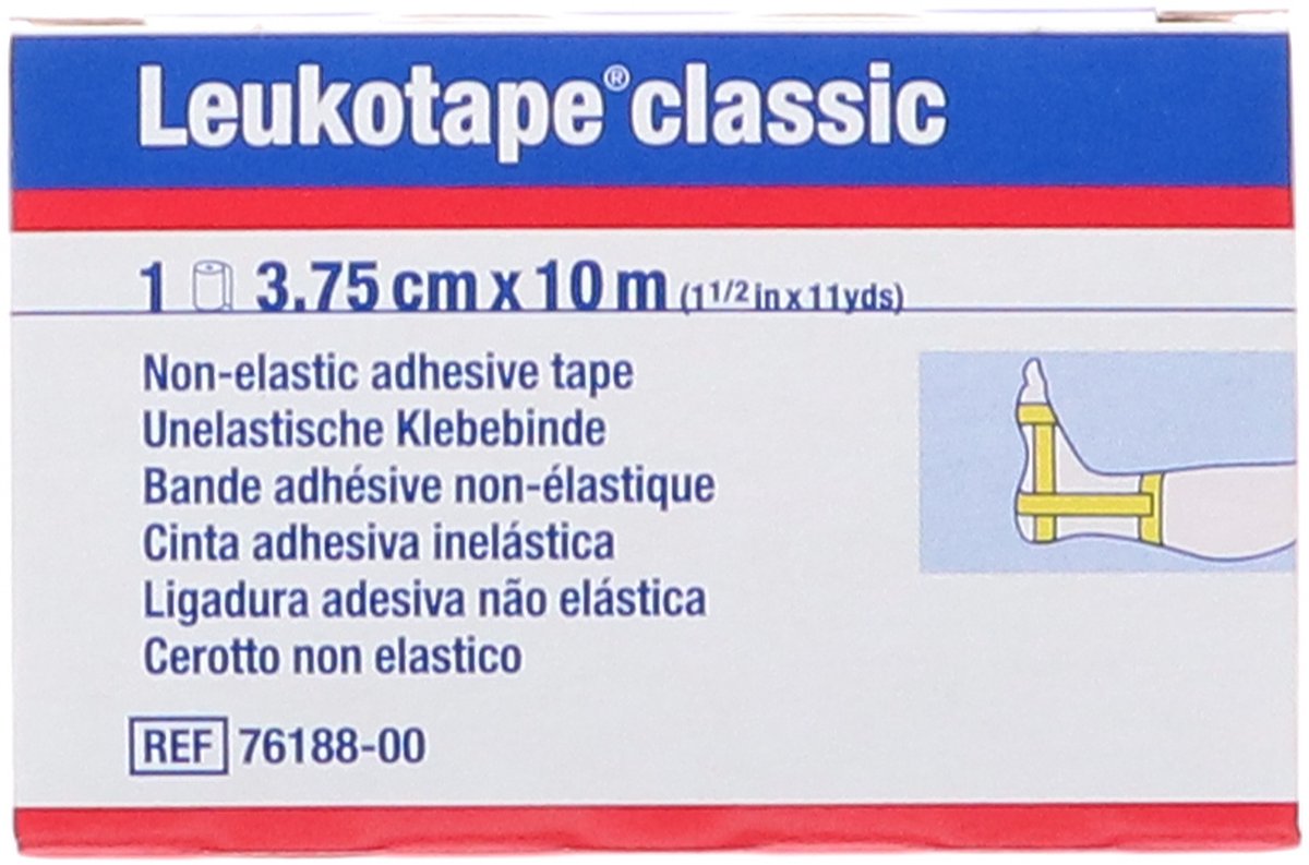 Goedkoopste Leukotape Classic geel 10mx3,75cm