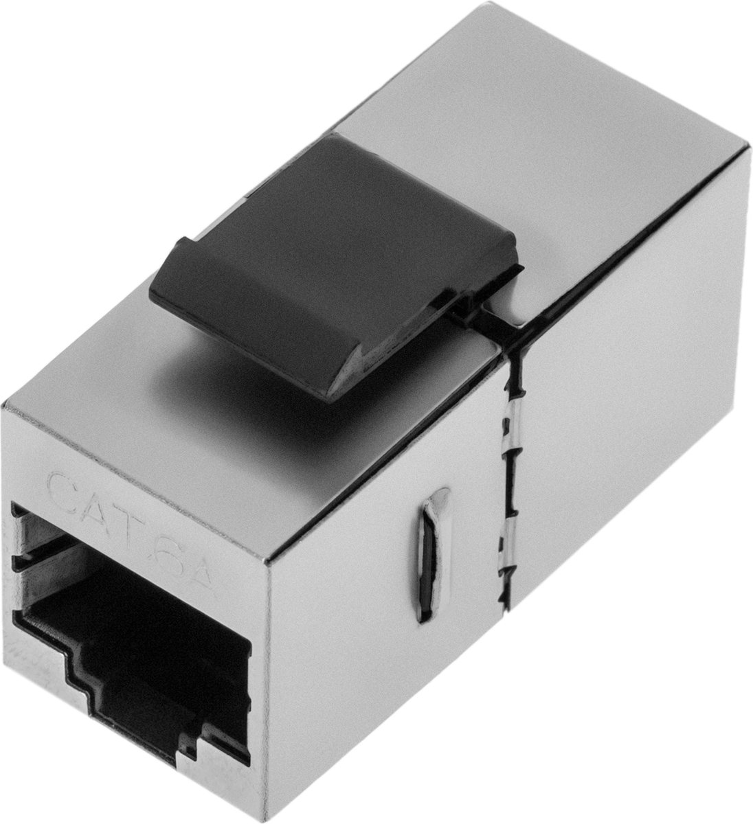 BeMatik - RJ45 Vrouw-vrouw Cat.6A STP Keystone-adapter