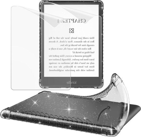 Étui transparent à Glitter 6,8 pouces Kindle Paperwhite (11e Generation-2021) - Paquet