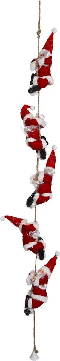 Kerst slinger, Kerstmannen op een lijn
