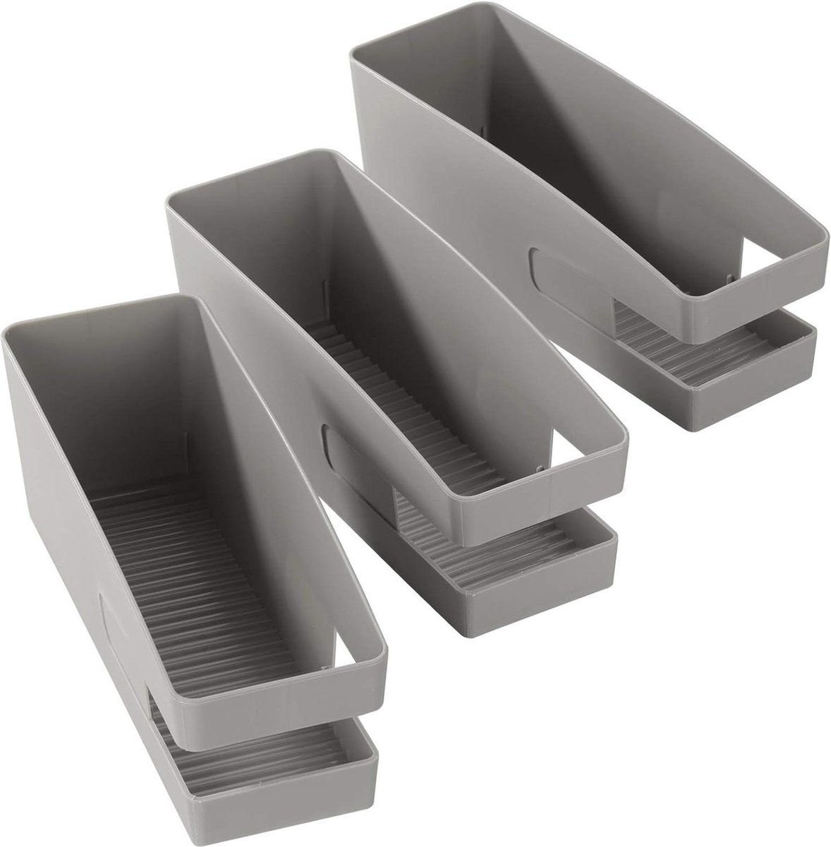 Schoenenkast Zapateras ballet bailarinas Polipropileno Gris 9 x 9.5 x 26.5 cm
