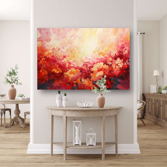Décoration murale Fleurs - Tableaux nature sur verre - Tableaux sur verre Lumière - Décoration murale rurale - Peinture sur verre acrylique - Peintures & affiches verre acrylique 60x40 cm