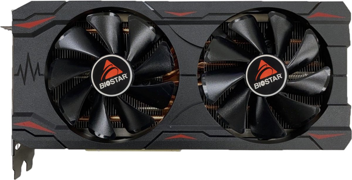 NVIDIA GeForce RTX 3070 8GB GDDR6 256-bit PCIe 4.0 Videokaart Biostar VN3706RM82 2 Ventilatoren - Afbeelding 2