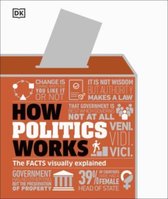 Boekomslag 'How Politics Works'. Oranje en grijze illustratie van een stembus met tekst.