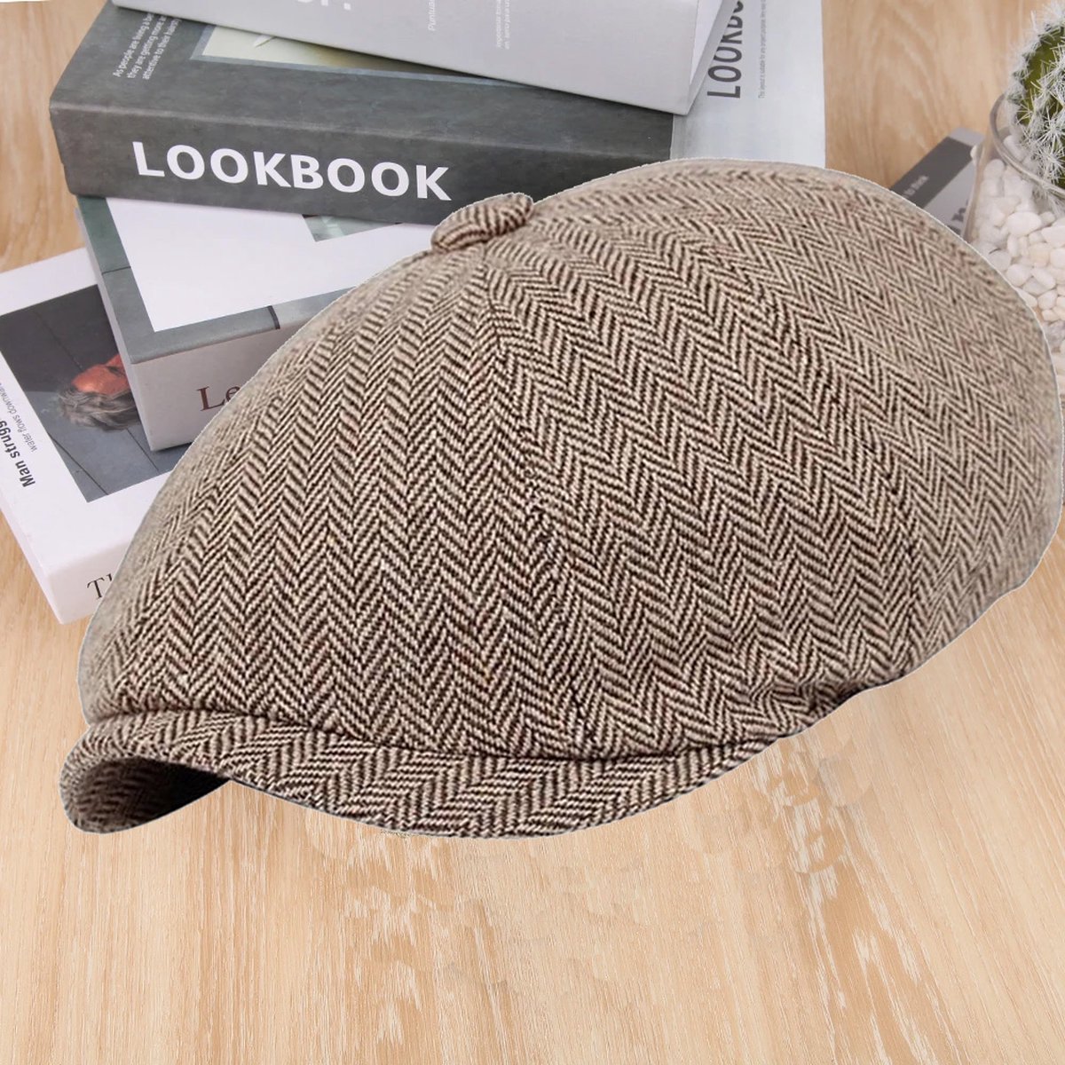 CHPN - Pet - Flat cap - Flat Caps voor Heren - Perfecte hoed voor Mannen - Cadeau voor de Man - One size - Hippe pet - Dandy