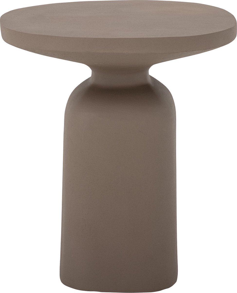 Millan Bijzettafel - Bruin - Aluminium