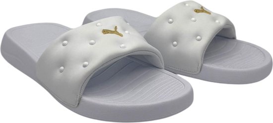 Puma Slippers - Wit/Goud - Maat 37 | bol